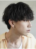 波巻きパーマ波巻きスパイラルパーマツイストパーマメンズヘア★