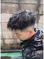 クフィア メンズヘアー カンポ 天王寺店(CUFFIA MEN'SHAIR CAMPO)&nbsp;ツイストスパイラル×スキンフェード／ベリーショート