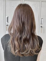 ヘアーデザイン キズナ(HAIR DESIGN Kizuna)&nbsp;ロング×グレージュ