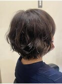 「ボブパーマ×似合わせカット