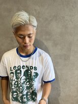 シアン(.Xian)&nbsp;【men's】ブロンドカラー（高槻/高槻美容室/メンズ/眉カット）