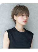 【30代40代に人気】　透明感カラーが大人可愛いショート