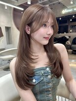 グロー 大宮(GLROW)&nbsp;レイヤーカットイメチェンヘアスタイルミディアムレイヤーharuhi