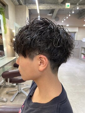 フラッグヘアー 博多駅前店(Flag HAIR) メンズ ツイストスパイラル ニュアンスパーマ ヘッドスパ