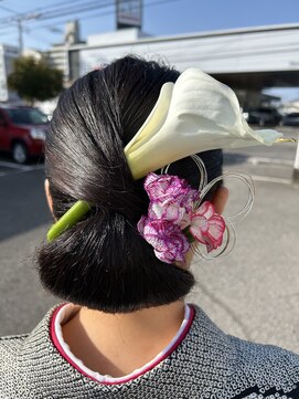 烏来 和装まとめ髪