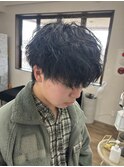 緩めツイストパーマ