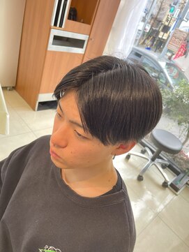 イメージア 町田店(IMAGE A) センターパート×ショートスタイル