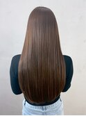 ロングおくれ毛韓国ヘア前髪カット美髪_ba553222