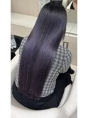 ブルーバイオレットグラデーション×髪質改善トリートメント
