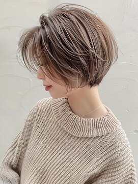 クラン 岡本(Chlan) ハンサムショート×ラテベージュ