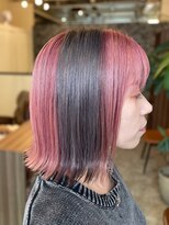 フリーダムクルール 総社駅前店(freedom couleur) セクションカラー/Wカラー/ピンク/シルバー