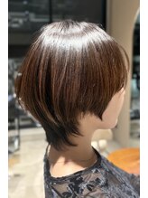 例1~施術直後の髪/酸熱トリートメント