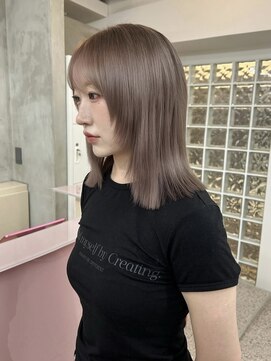 ペレ アネックス 大阪梅田茶屋町店(PELE ANNEX) 黒髪カタログ/クラゲヘアー/オリーブグレー/梅田