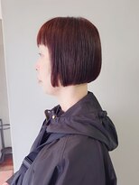 ラトリエコンタン(L´atelier Content)&nbsp;30代40代50代おすすめ　コンパクトボブ×ローズブラウン