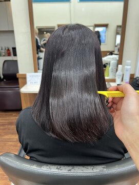 トータルビューティーサロン トップスタイル ピンクブラウンカラー