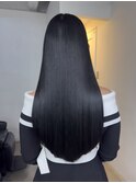 池袋髪質改善　ツヤ髪×暗めカラー×高濃度ケラチンストレート