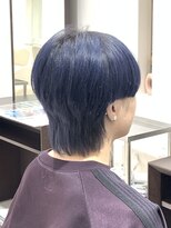 フレーム スクエア&nbsp;透明感ブルーウルフ