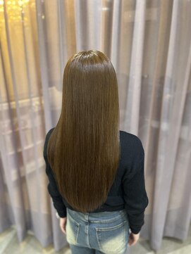 カラークチュール(Color Couture) イメチェンヘアスタイル/ピンクベージュ/前髪カタログ/アンブ