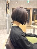 【RYOHEI】切りっぱなしボブ・縮毛矯正・ストレートパーマ