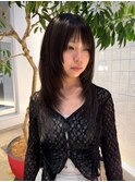 【廣川】アシメシャギーバング/ロングシャギーレイヤー