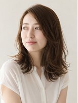 ソイン キタガタ ヘア(so-in kitagata)&nbsp;大人レイヤーミディ×ひし形シルエット×ナチュラルブラウン