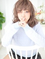 パティオン(PATIONN)&nbsp;【PATIONN 佐野侑子】ルーズで可愛いセミロングパーマスタイル