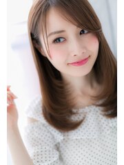 ＊LOREN＊大人かわいいひし形シルエット透明感グレージュ