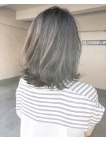 ヘアーアンドアトリエ マール(Hair&Atelier Marl)&nbsp;【Marl】ラベンダーグレージュカラーの無造作ボブ♪
