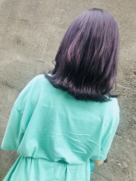 フィゼル 福島店(fizelle) 個性派パープル＊いけもとみお