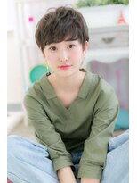 ミック ヘアアンドメイク アップ 駒込店(miq Hair&Make up)&nbsp;好感度大！オリーブアッシュヘルシーエアリーショート