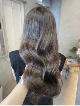 ジーナ 梅田茶屋町(Zina) 【Zina 梅田茶屋町】髪質改善*大人かわいい*まろみベージュ