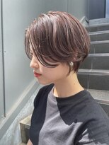 ヌード(NUDE)&nbsp;「NUDE」#大人ショートボブ20代30代前髪なしショートうる艶髪