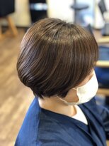 ヘアーレナータ 八王子(HAIR RENATA)&nbsp;30代40代シークレットハイライト丸みショート小顔ボブ