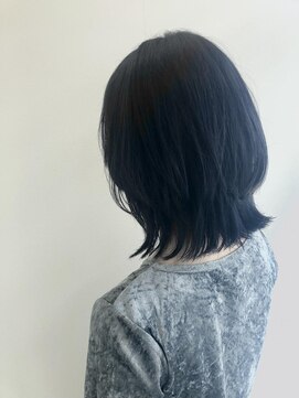 ネオヘアー 曳舟店(NEO Hair) ウルフ×ネイビーブルー【瀬川】/曳舟/ネビージュ/美髪