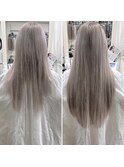 エクステ/ビフォーアフター/ロング/ロアバージン