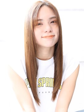 無垢(muku) 大人可愛い小顔艶髪ツヤ感ストレートロング髪質改善A3