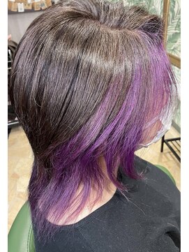 マドゥーズ ヘアショップ(Madoo's hair shop) パープルインナーカラー