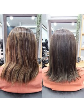 ナチュラル 泉中央店(Natural) 縮毛矯正をしててもカラーも楽しみたい方へ