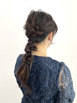 シュガー(SUGAR) 編みおろしhair arrange