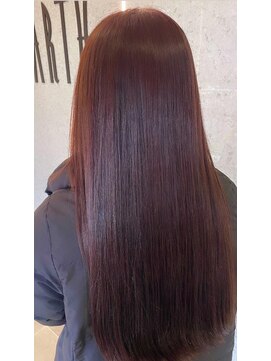 アース 国立店(HAIR&MAKE EARTH) redpink