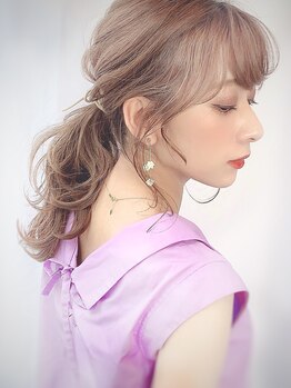 モナン 渋谷(Monan)の写真/【渋谷駅徒歩2分】ヘアセット¥1650～/結婚式/女子会/デート/イベント…特別な日に☆[髪質改善/渋谷/韓国風]