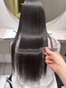 【amu髪質改善トリートメント】カット＋TR、水素orオベリスクor酸性TR15400