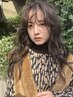 【ダメージレスにWカラー♪】 ブリーチ無しケアWカラー+似合わせカット