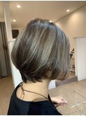 バレイヤージュボブ