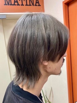 マティーナ ヘアー 池袋(Matina hair) 【オリーブグレー/ダブルカラー/メンズカット】20代30代40代50代