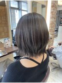 アッシュグレージュ/メルティカラー/フェミニンロング/似合わせ