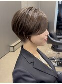 30代40代50代小顔似合わせカットくびレイヤーエモージュ大人可愛