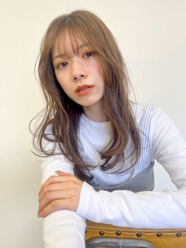 カリノ(crino:) #ふんわりパーマ #ミディアムロング