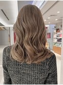 ハイライトカラー 赤み無しベージュ ミルクティーカラー