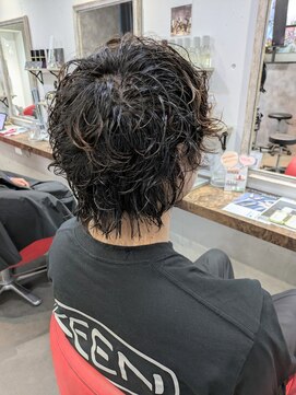 アリイ(ali'i) 重めマッシュ×スパイラルパーマ